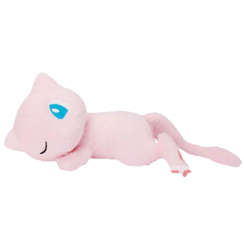Officiële Pokemon knuffel Mew Kutsurogi Time 28cm lang banpresto